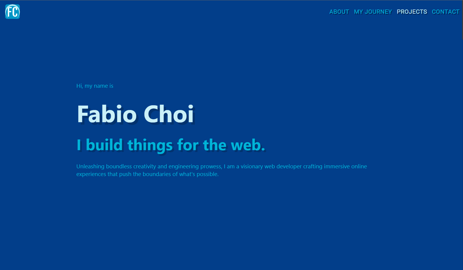 Portfolio Website V1 Image